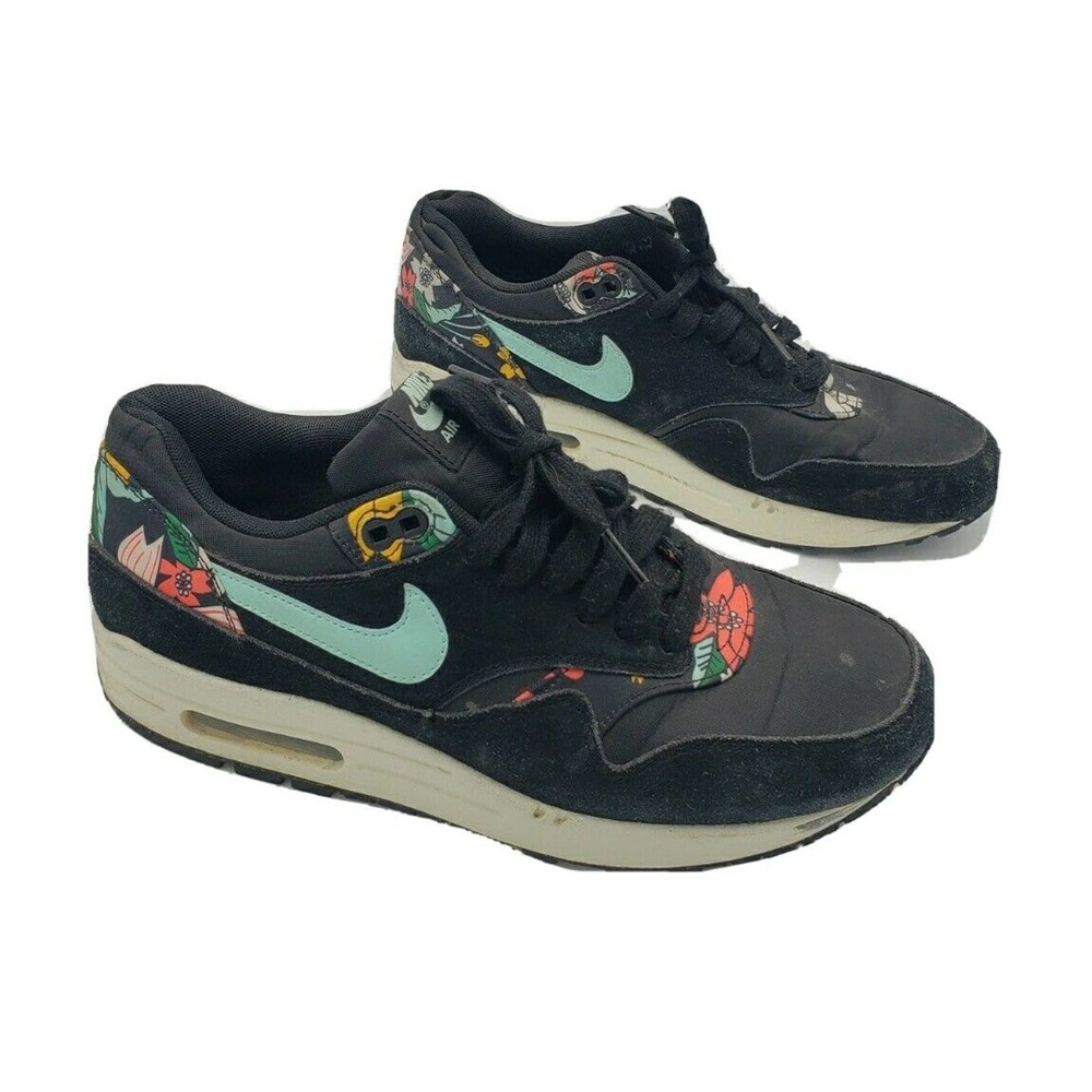 Nike Air Max 1 Floral Black‎ Sneakers Size 10